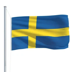 vidaXL Vlag Zweden 90x150 cm