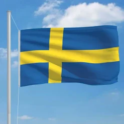 vidaXL Vlag Zweden 90x150 cm