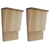 vidaXL Vleermuizenkasten 2 st 22x12x34 cm