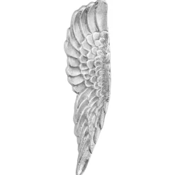 vidaXL Vleugels Beeldhouwwerk 2 st zilver 31 x 5 x 91 cm Aluminium