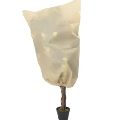vidaXL Vlieshoezen voor planten met trekkoord 4 st 70 g/m² 0,8x0,8 m