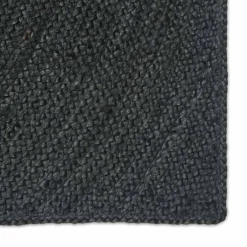 vidaXL Vloerkleden Donkergrijs 60 x 110 cm Jute