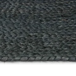 vidaXL Vloerkleden Donkergrijs 60 x 110 cm Jute