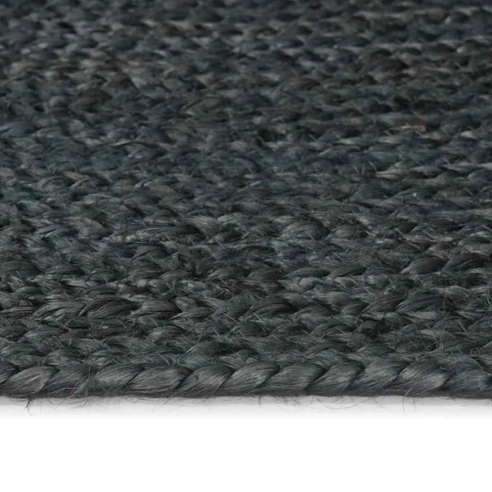 vidaXL Vloerkleden Donkergrijs 60 x 110 cm Jute