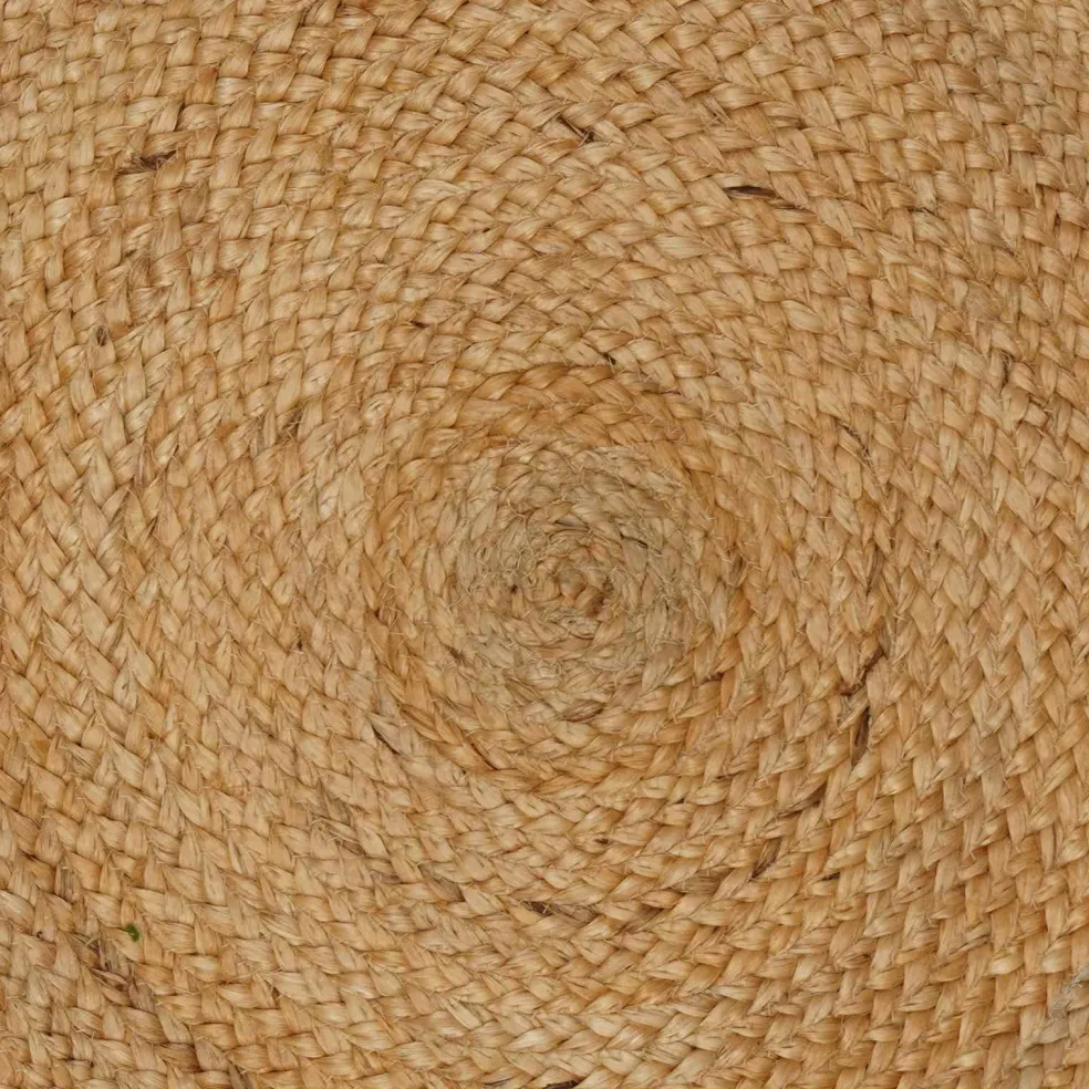 vidaXL Vloerkleden Naturel Ø 120 cm Jute