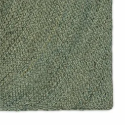 vidaXL Vloerkleden Olijfgroen 60 x 110 cm Jute