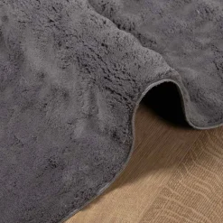 vidaXL Vloerkleden Rechthoekig SIROLO Antraciet 150 x 80 cm Polyester