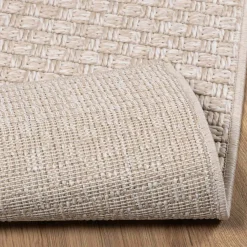 vidaXL Vloerkleden Rechthoekig FARO Crème 150 x 80 cm Polyester