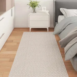 vidaXL Vloerkleden Rechthoekig FARO Crème 150 x 80 cm Polyester