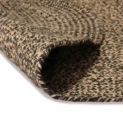 vidaXL Vloerkleden Zwart 100 x 152 cm Jute