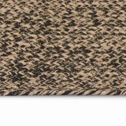 vidaXL Vloerkleden Zwart 100 x 152 cm Jute