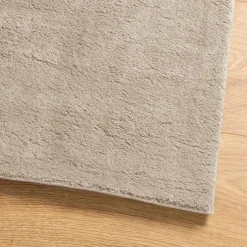 vidaXL Vloerkleed HUARTE laagpolig zacht wasbaar 60x110 cm zwart