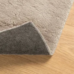 vidaXL Vloerkleed HUARTE laagpolig zacht wasbaar 60x110 cm zwart