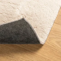 vidaXL Vloerkleed HUARTE laagpolig zacht wasbaar 60x110 cm beige