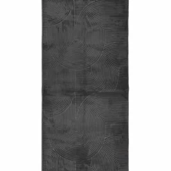 vidaXL Vloerkleed IZA laagpolig Scandinavisch 100x200 cm antraciet