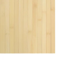 vidaXL Vloerkleed rechthoekig 60x100 cm bamboe lichtnaturel