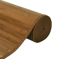 vidaXL Vloerkleed rechthoekig 60x100 cm bamboe bruin