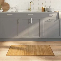 vidaXL Vloerkleed rechthoekig 60x100 cm bamboe naturel
