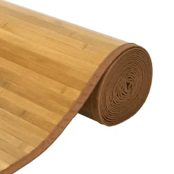 vidaXL Vloerkleed rechthoekig 60x100 cm bamboe naturel