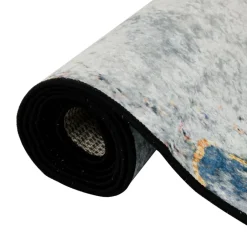vidaXL Vloerkleed wasbaar 80x150 cm meerkleurig
