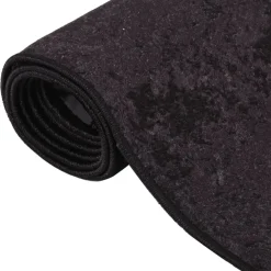 vidaXL Vloerkleed wasbaar 400x300 cm antracietkleurig