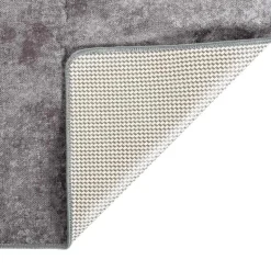 vidaXL Vloerkleed wasbaar 400x300 cm grijs