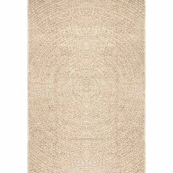 vidaXL Vloerkleed ZIZUR beige binnen en buiten 140x200 cm jute look