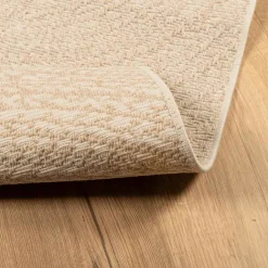 vidaXL Vloerkleed ZIZUR beige binnen en buiten 140x200 cm jute look