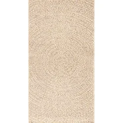 vidaXL Vloerkleed ZIZUR beige binnen en buiten 60x110 cm jute look