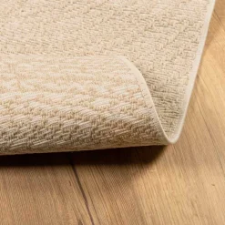 vidaXL Vloerkleed ZIZUR beige binnen en buiten 60x110 cm jute look