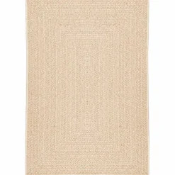 vidaXL Vloerkleed ZIZUR beige binnen en buiten 80x150 cm jute look