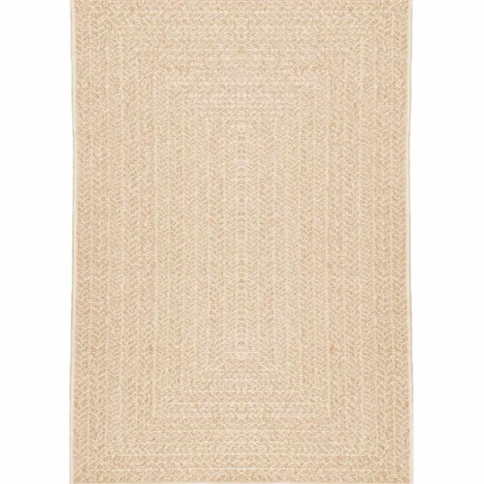 vidaXL Vloerkleed ZIZUR beige binnen en buiten 80x150 cm jute look