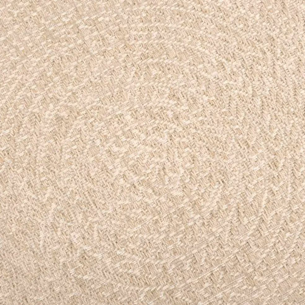 vidaXL Vloerkleed ZIZUR beige binnen en buiten 120x120 cm jute look
