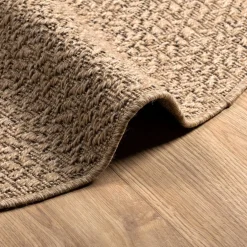 vidaXL Vloerkleed ZIZUR binnen en buiten 90 cm jute look