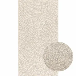 vidaXL Vloerkleed ZIZUR room binnen en buiten 60x110 cm jute look