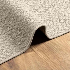 vidaXL Vloerkleed ZIZUR room binnen en buiten 60x110 cm jute look