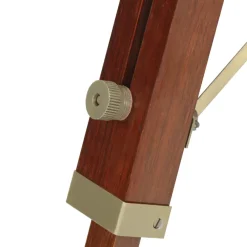 vidaXL Vloerlamp driepoot 69 cm massief mangohout