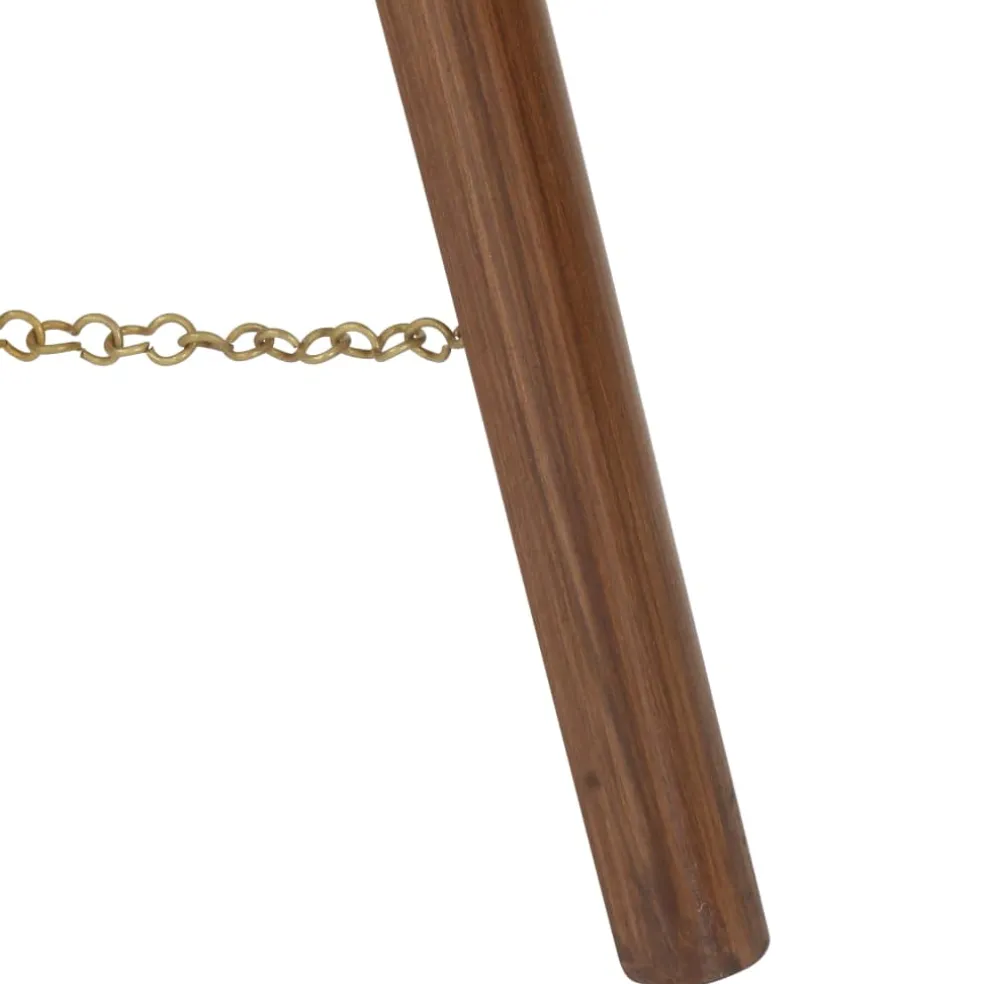 vidaXL Vloerlamp driepoot 97 cm massief mangohout