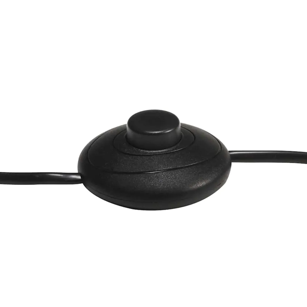 vidaXL Vloerlampen 3 st E27 massief mangohout wit