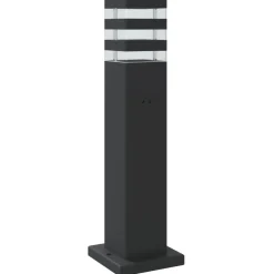 vidaXL Vloerlampen voor buiten 50 cm aluminium zwart