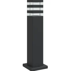 vidaXL Vloerlampen voor buiten 50 cm aluminium zwart
