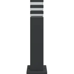 vidaXL Vloerlampen voor buiten 50 cm aluminium zwart