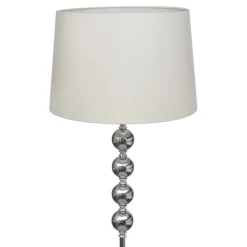vidaXL Vloerlamp met hoog standaard en 4 ballen wit