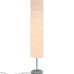 vidaXL Vloerlamp met standaard E27 121 cm wit