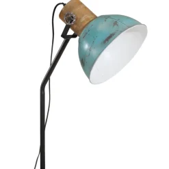 vidaXL Vloerlamp 25 W E27 30x30x100-150 cm verweerd blauw