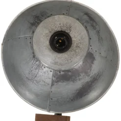 vidaXL Vloerlamp 25 W E27 45x45x120 cm vintage zilverkleurig