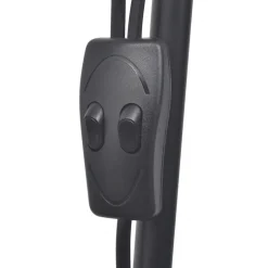 vidaXL Vloerlamp zwart