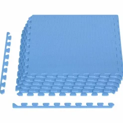vidaXL Vloermatten 6 st 2,16 ㎡ EVA-schuim blauw