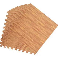 vidaXL Vloermatten 6 st 2,16 ㎡ EVA-schuim houtnerfprint