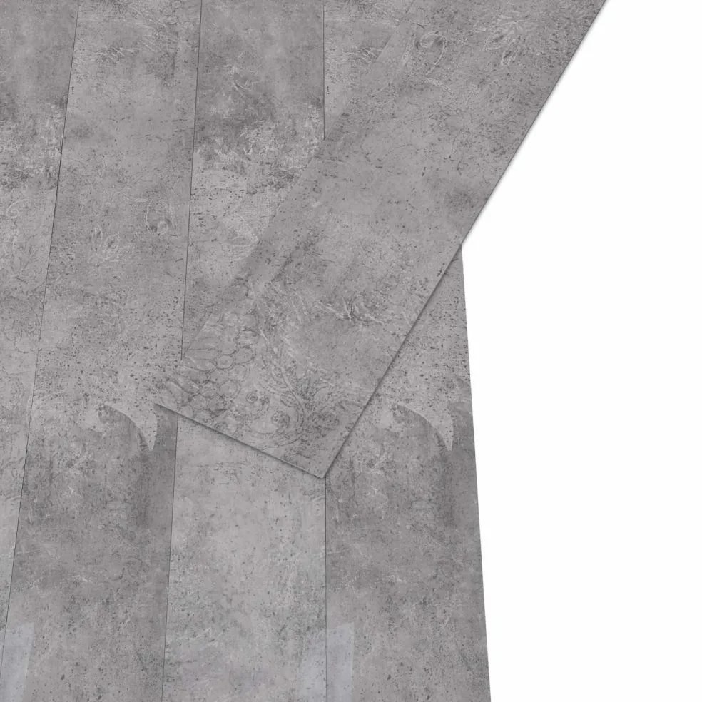 vidaXL Vloerplanken Cementbruin 5,02 m² 36 st PVC